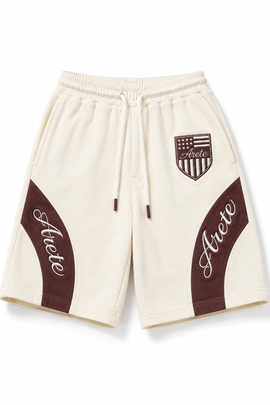 ARETE Signature Shorts — Vintage Cream