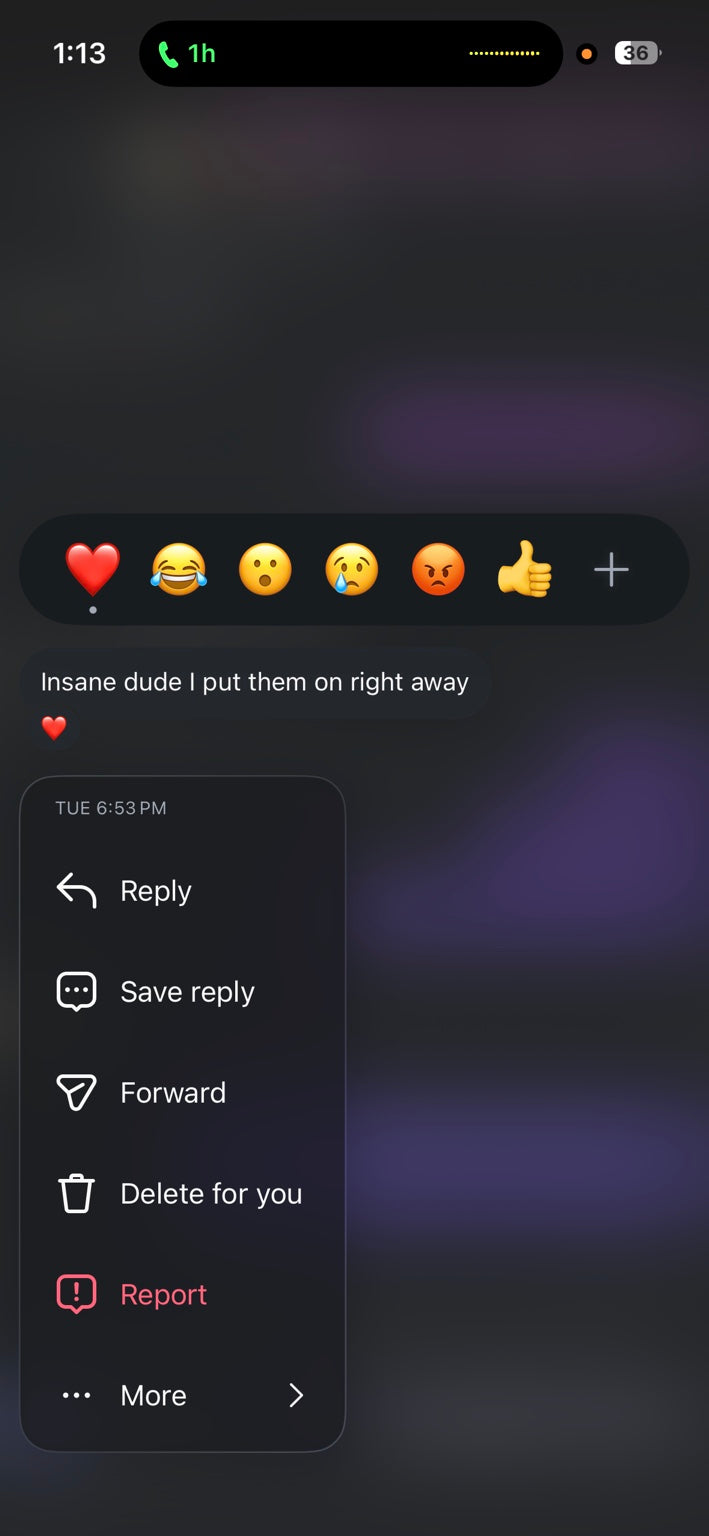 ARETE customer message